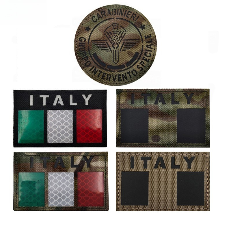 イタリア国旗エンブレム服アップリケ刺繍パッチ、IR反射イタリ - Urban Backpack Tactical のレビューと価格